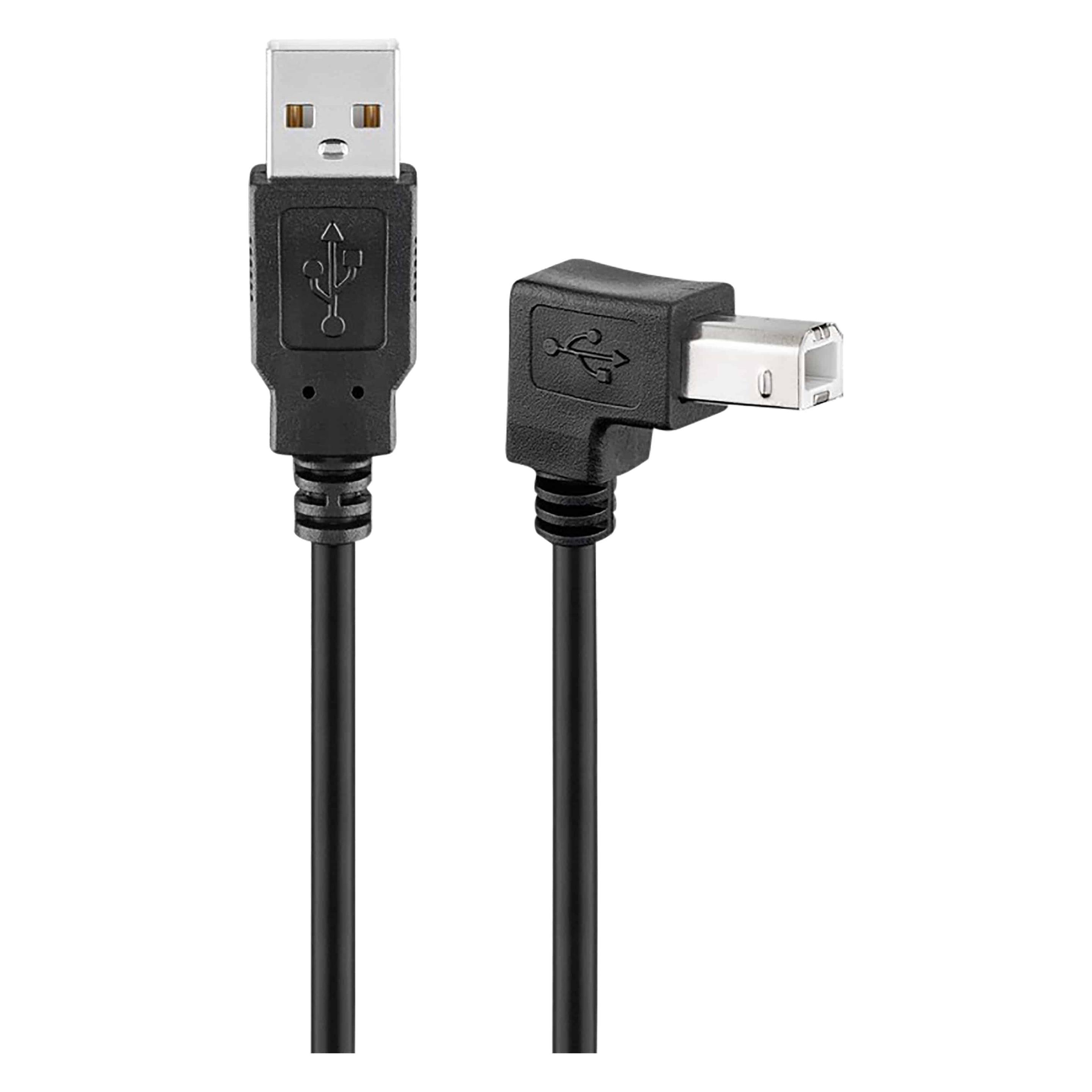 Goobay Wentronic USB 2.0 Hi-Speed Kabel, Schwarz, 2 m (2 m, USB 2.0) (39902402)