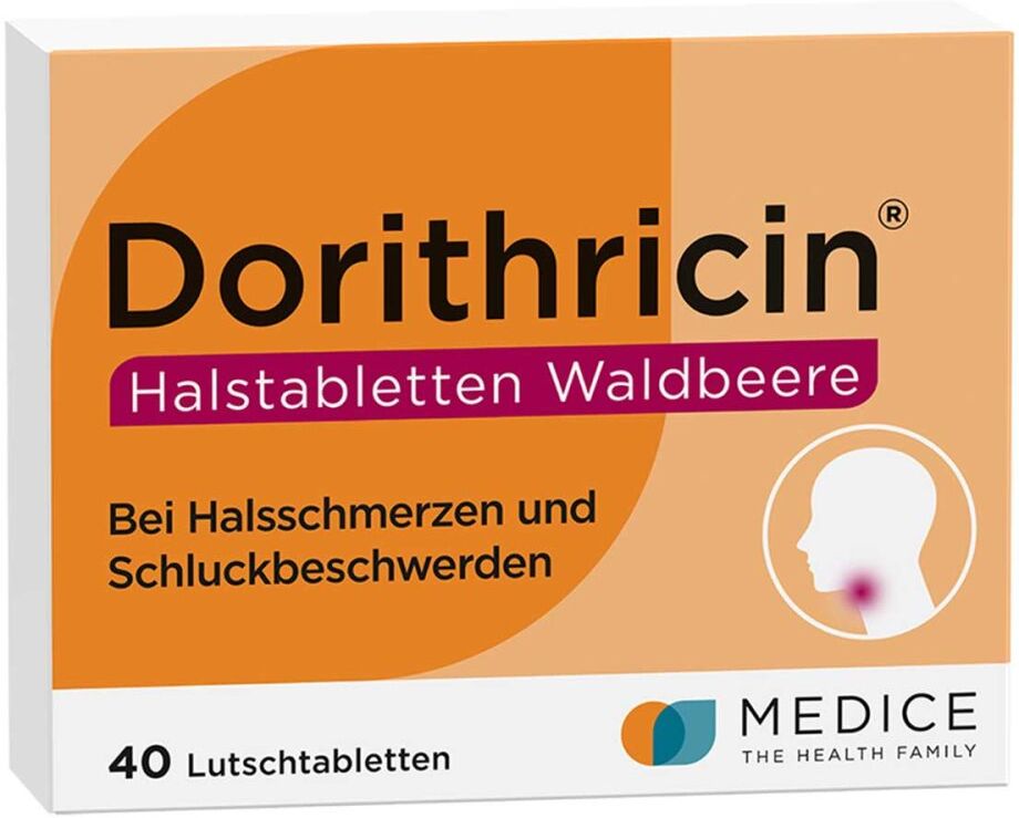 Dorithricin Waldbeere Lutschtabletten bei Halsschmerzen