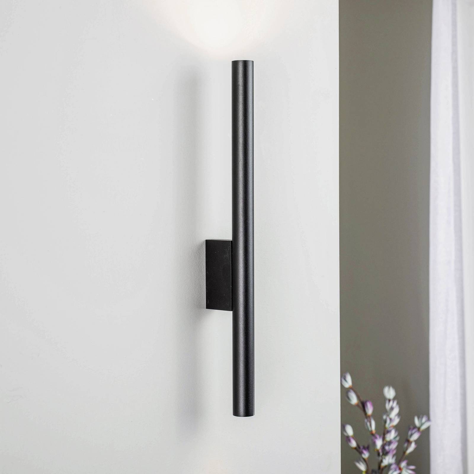 Wandlampe Laser Nowodvorski Lighting, dimmbar, schwarz, für Wohn- / Esszimmer, Metall, Modern, Wandleuchte, Wandlampe Innen