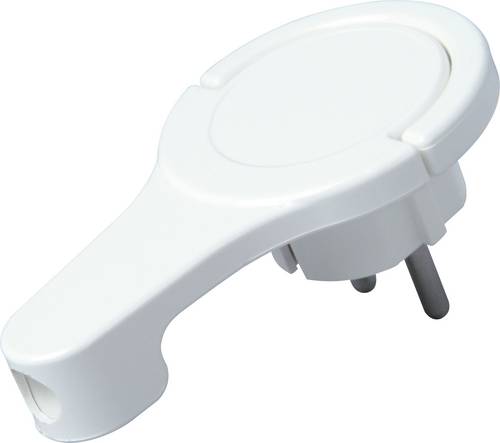 Kopp 172002037 Schutzkontakt-Flachstecker 230 V Weiß IP20