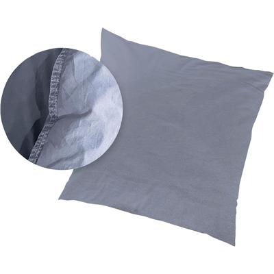 Kissenbezüge PRIMERA "Kissenbezüge »Stone Washed«, Primera (2 Stück)", blau, B:40cm L:40cm, Renforcé, Obermaterial: 100% Baumwolle, Kissenbezüge, mit Stone-Washed Optik