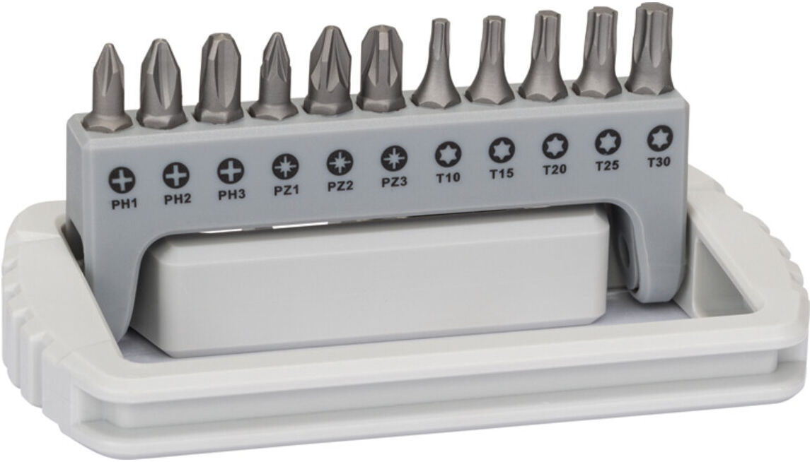 Bosch 11‑tlg. Extra Hard Kompaktes Schrauberbit-Set mit Bithalter (2607017578)