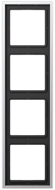 Jung Cadre 4 voies alu niveau/vertical AL 2984 (AL2984)