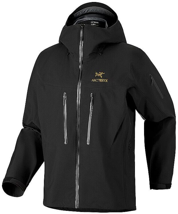 ARCTERYX Herren Tourenjacke Alpha SV GTX Pro 3L Hoodie schwarz   S M