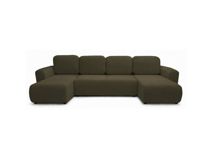 WOHNLANDSCHAFT Olido Oliven-Velours