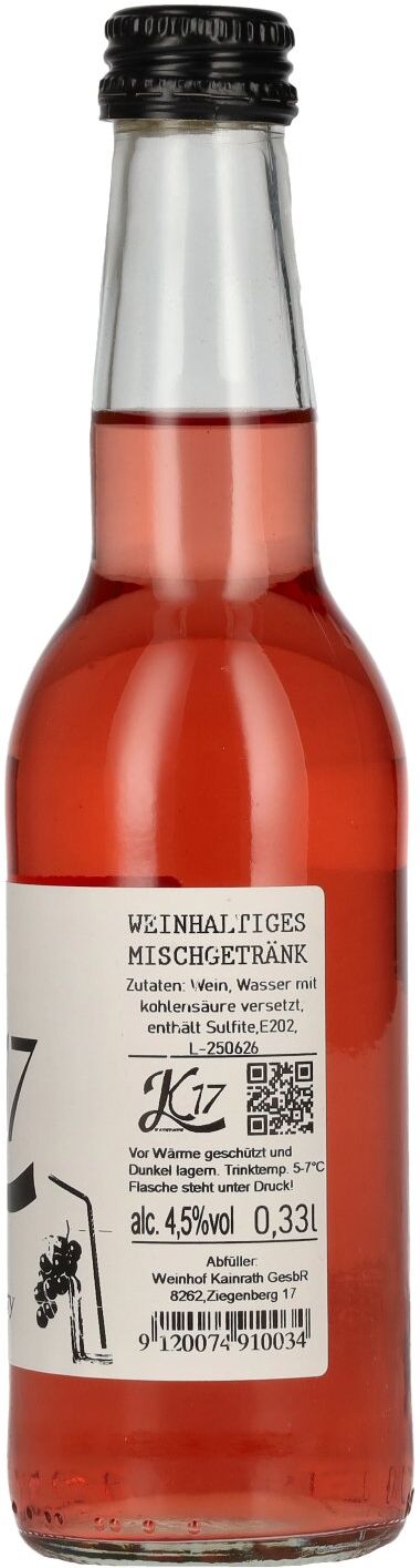 K17 Kainrath KaiBerry Spritzer 4,5% Vol. 0,33l
