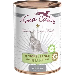 Terra Canis Hypoallergen 400 Gramm Dose Hundenassfutter 6 x 400 Gramm Känguru & Pastinake
