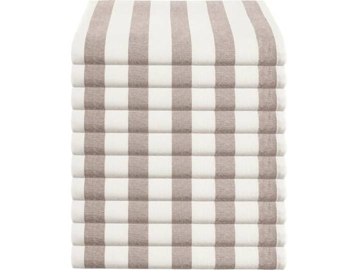 REDBEST Geschirrtuch 10er-Pack Baumwolle beige Größe 50x70 cm