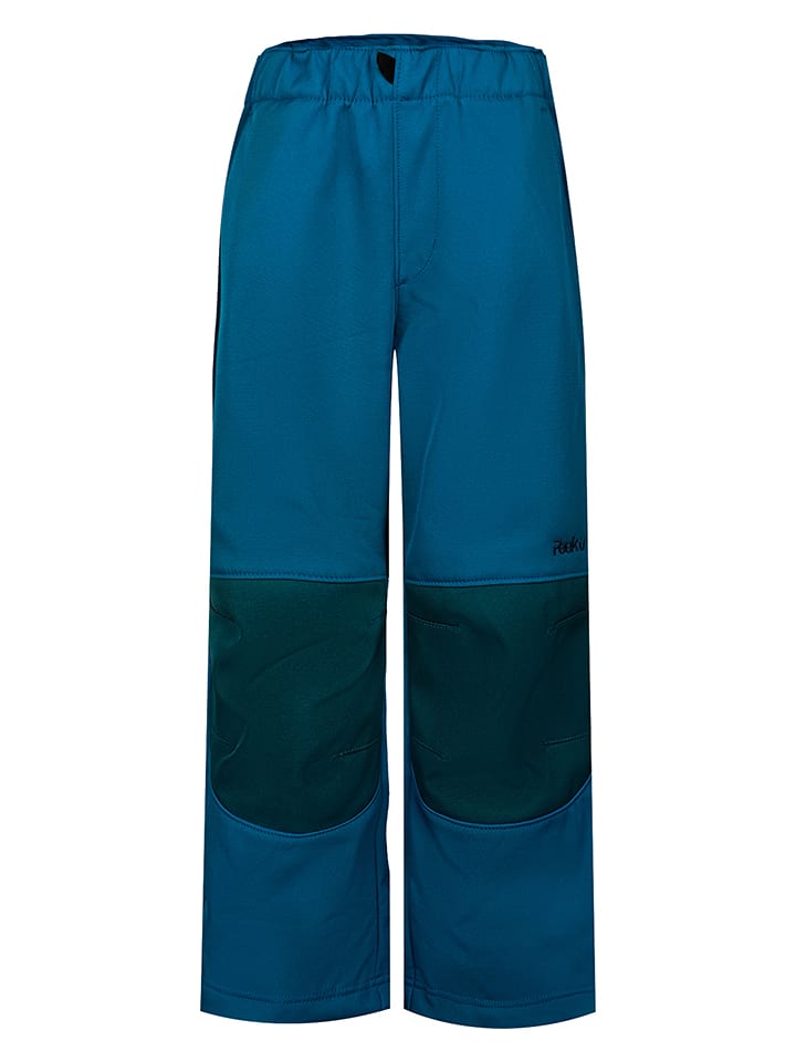 Peek U Softshellhose "Flip" in Blau - 128