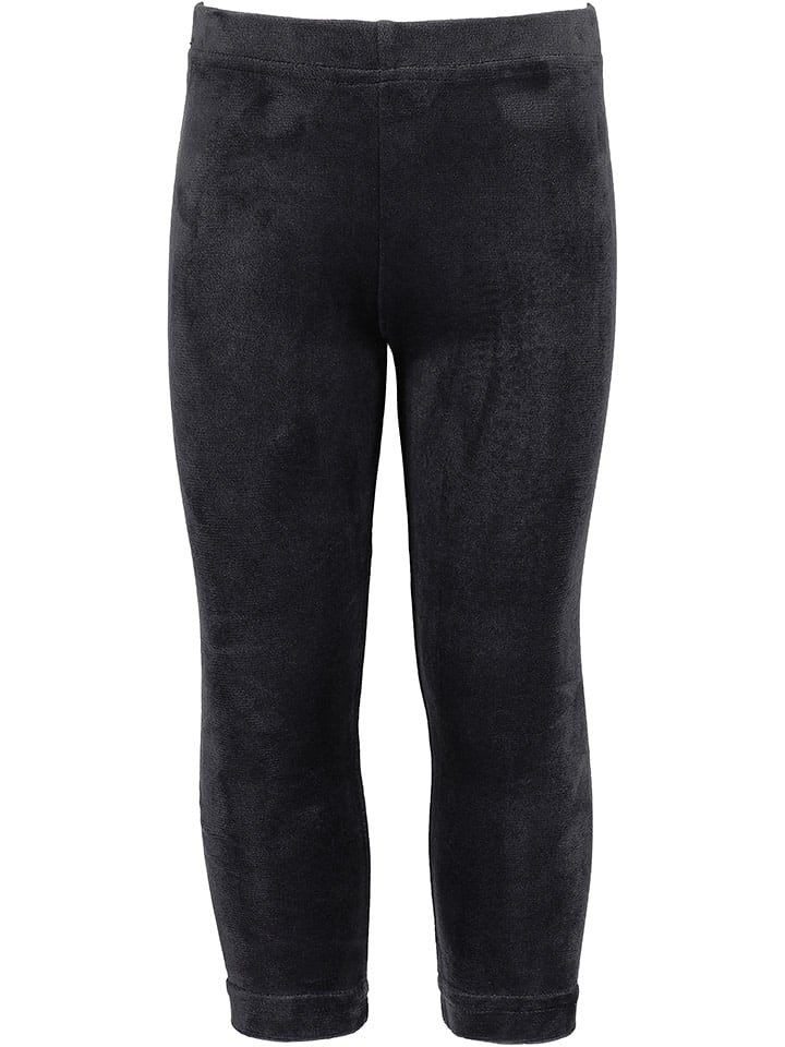 Blue Seven Samt-Leggings in Schwarz - 92
