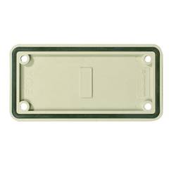 Abdeckplatte ABD-4-GR Weidmüller Inhalt: 10 St. Abdeckplatte 1664360000
