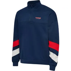 hummel hmlOVERSIZED 1/2-Zip Sportswear Sweatshirt 7459 - dress blues XS