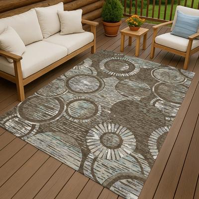 Addison Rugs Machine Washable Indoor/ Outdoor Modern Grover Chantille Rug
