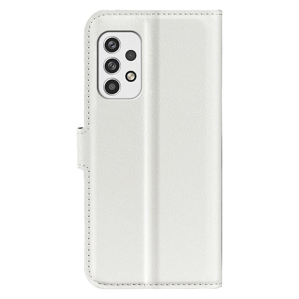 Cover-Discount Galaxy A23 - Leder Etui Hülle weiss (Samsung Galaxy A23) (101244275B)