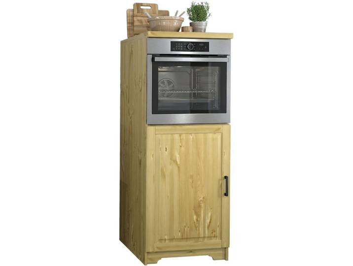 Home affaire Backofen/Kühlumbauschrank Meliss aus massiver Kiefer, Breite 60 cm, Soft-Close-Funktion