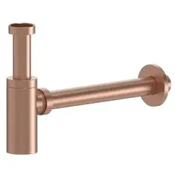 SAT Aurum Waschtisch-Siphon 5/4 DN32 5,4 cm, matt roségold, Kunststoff SATAUSBRG