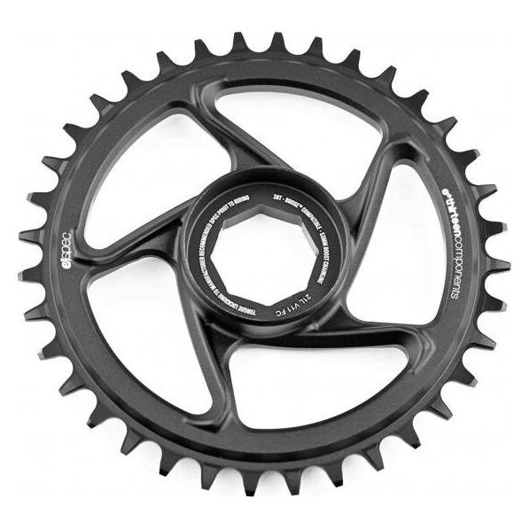 e*13 e*spec Direct Mount Kettenblatt, Brose S Mag, 36 Z., 53mm Kettenlinie, black (36) (CR4UPA-104)