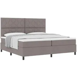 vidaXL, Boxspringbett, Boxspringbett (200 x 200 cm)