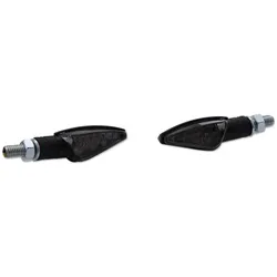 HIGHSIDER smart Toledo LED Blinker Gehäuse Schwarz / Linse Rauchgrau (Paar), Vorn & Hinten