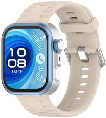 Everyday Crate Huawei Watch Fit 4 Band Silicone Quick Release Replacement Strap For Watch Fit 4 Pro Fit 4 Fit 3 ivory White