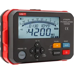 Uni-T, Zubehör Stromerzeuger, PV-Isolationswiderstandstester UT503PV (Solarstecker)
