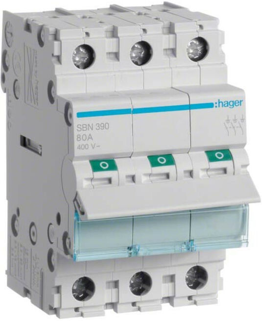 Hager Interrupteur 3P 100A SBN390 (SBN390)