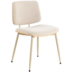 2er-Set DAHEIM Stuhl Owen Stoff Beige