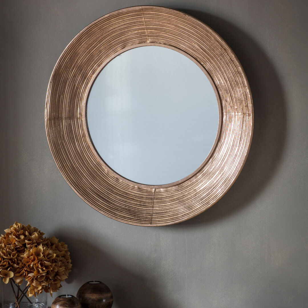 World Menagerie Flat Mirror Rose Gold