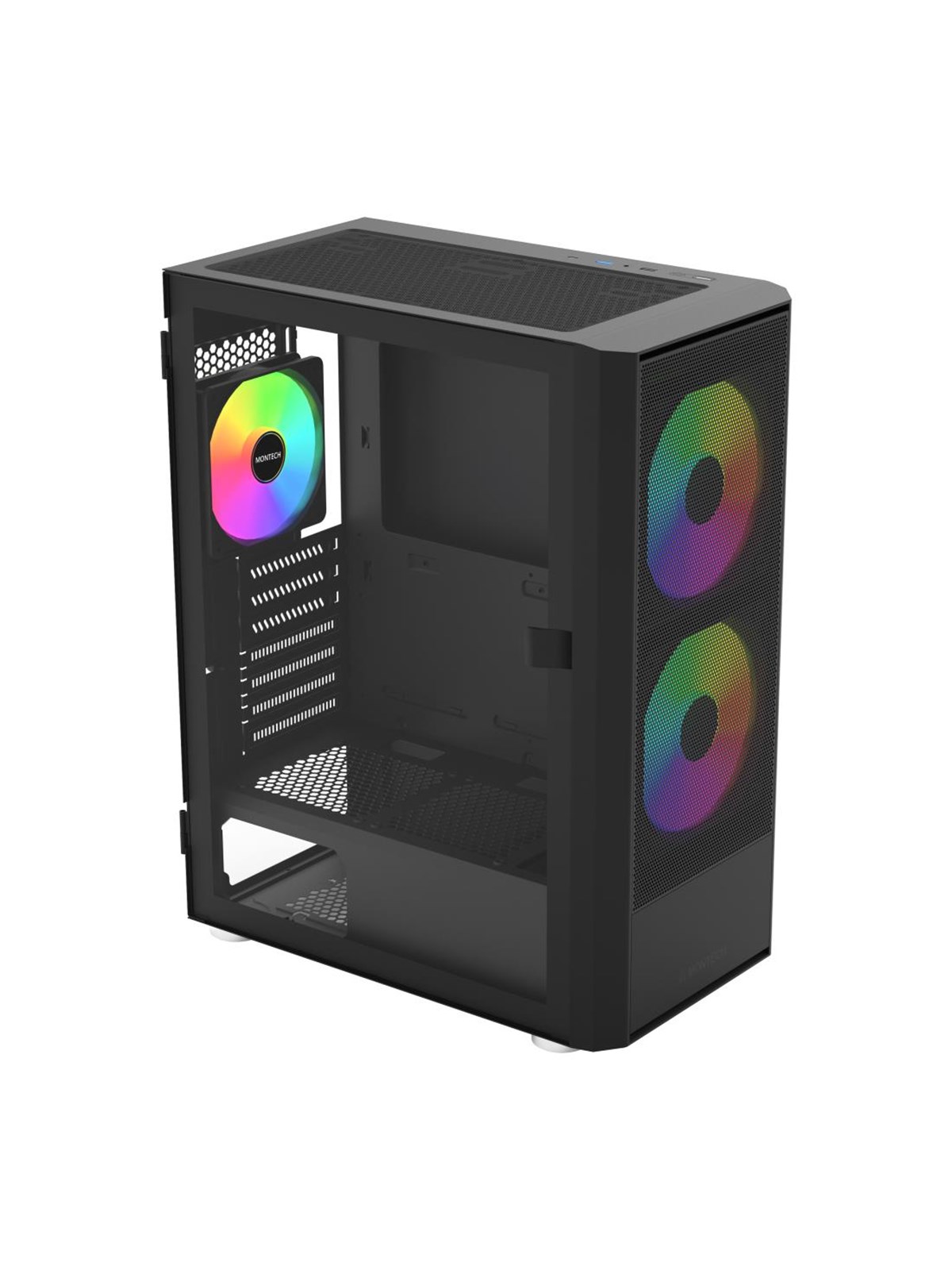 Montech X2 Plus - Gehäuse - Miditower - Schwarz