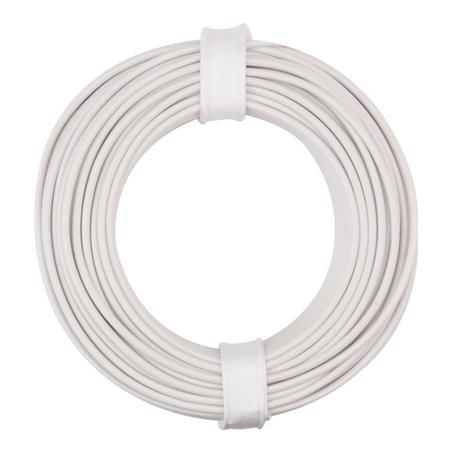 Donau KUPFERSCHALT-LITZE 0,50 / 10m weiss (10 m) (175-015)