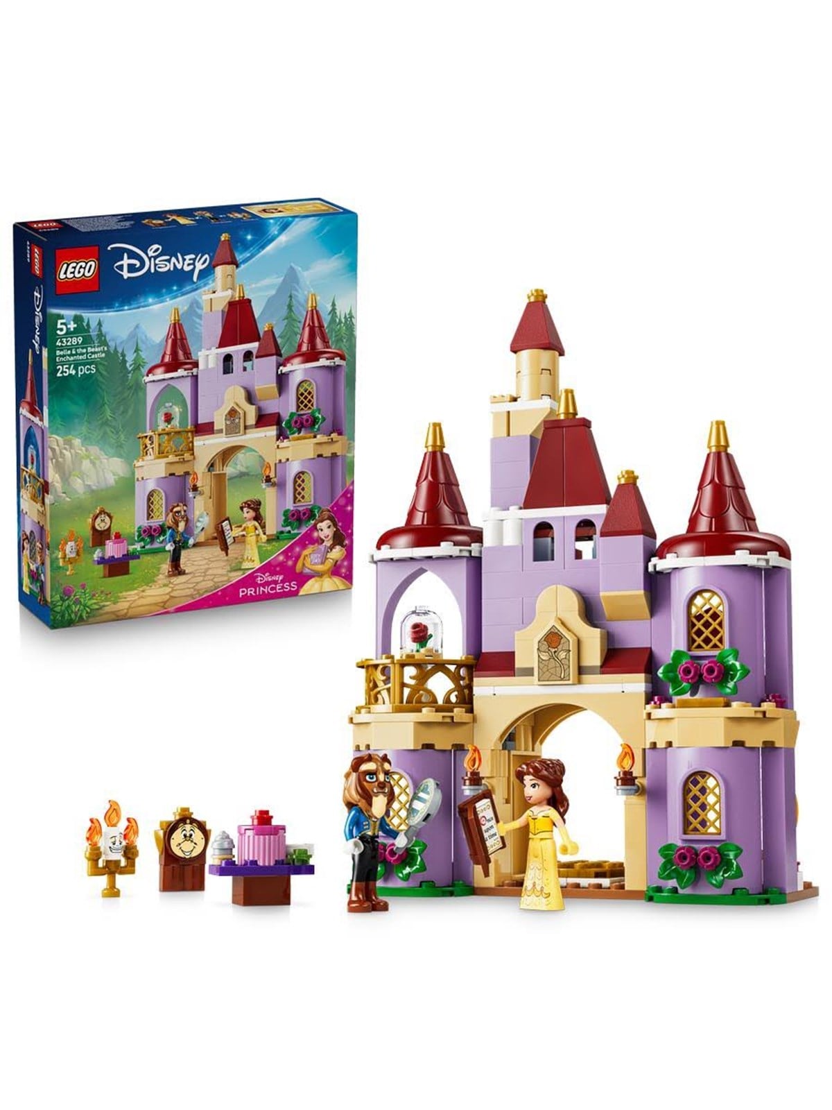 LEGO Disney 43289 Das verzauberte Schloss von Belle und dem Biest
