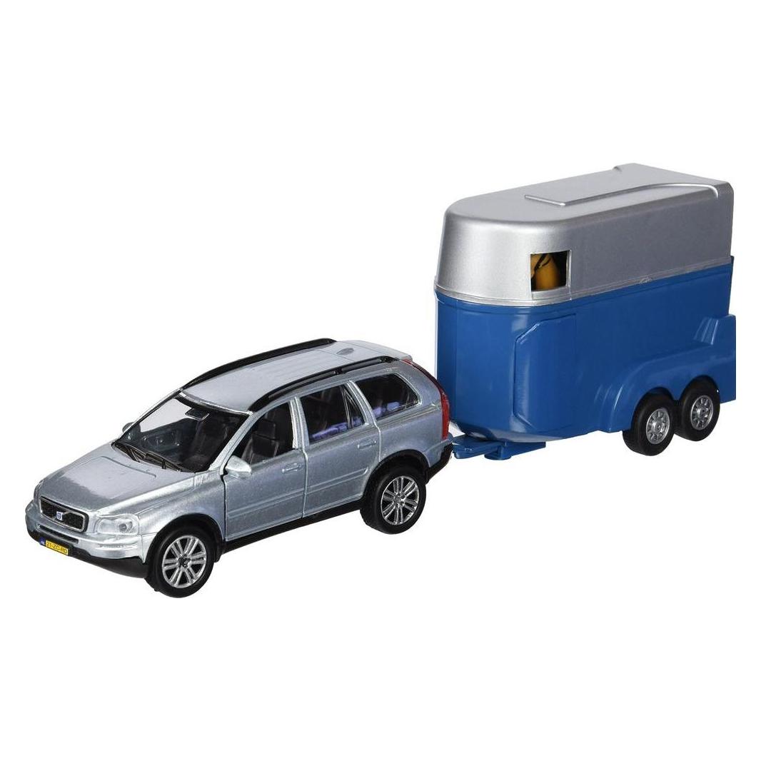 Hipo Volvo XC90 aus Druckguss mit Pferdeanhänger (041.521631)