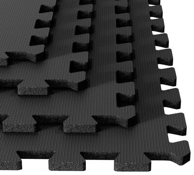 Stalwart Interlocking Foam Mat Tiles – Ultimate Comfort EVA Foam for Exercise, Yoga, Camping, Kids, Playroom