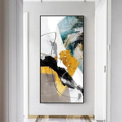 Ölgemälde handgemachte handgemalte Wandkunst bunt abstrakte moderne große Hauptdekorationsdekor gerollte Leinwand kein Rahmen ungedehnt