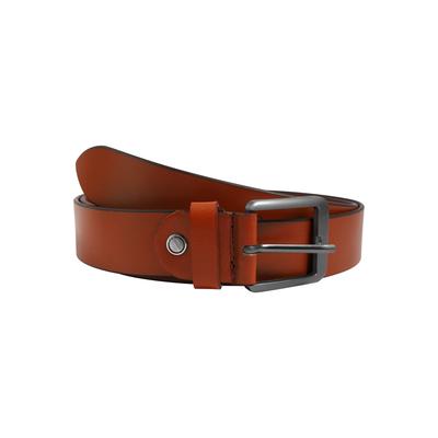 Ledergürtel LEONARDO VERRELLI "hochwertiges Echt Leder, braun, 130 cm", Herren, Gr. 130, braun, Echtleder, Gürtel Ledergürtel