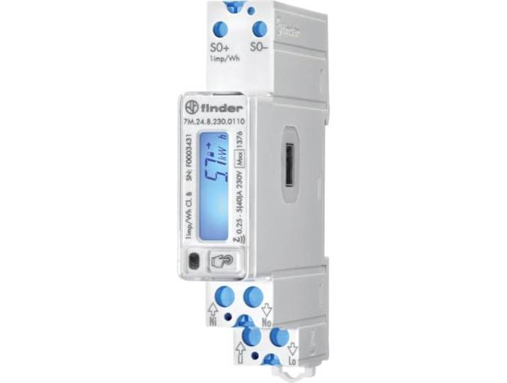 Finder 7M.24.8.230.0110 7M.24.8.230.0110 Compteur rail DIN 2 directions numérique 40 A 1 pc(s)