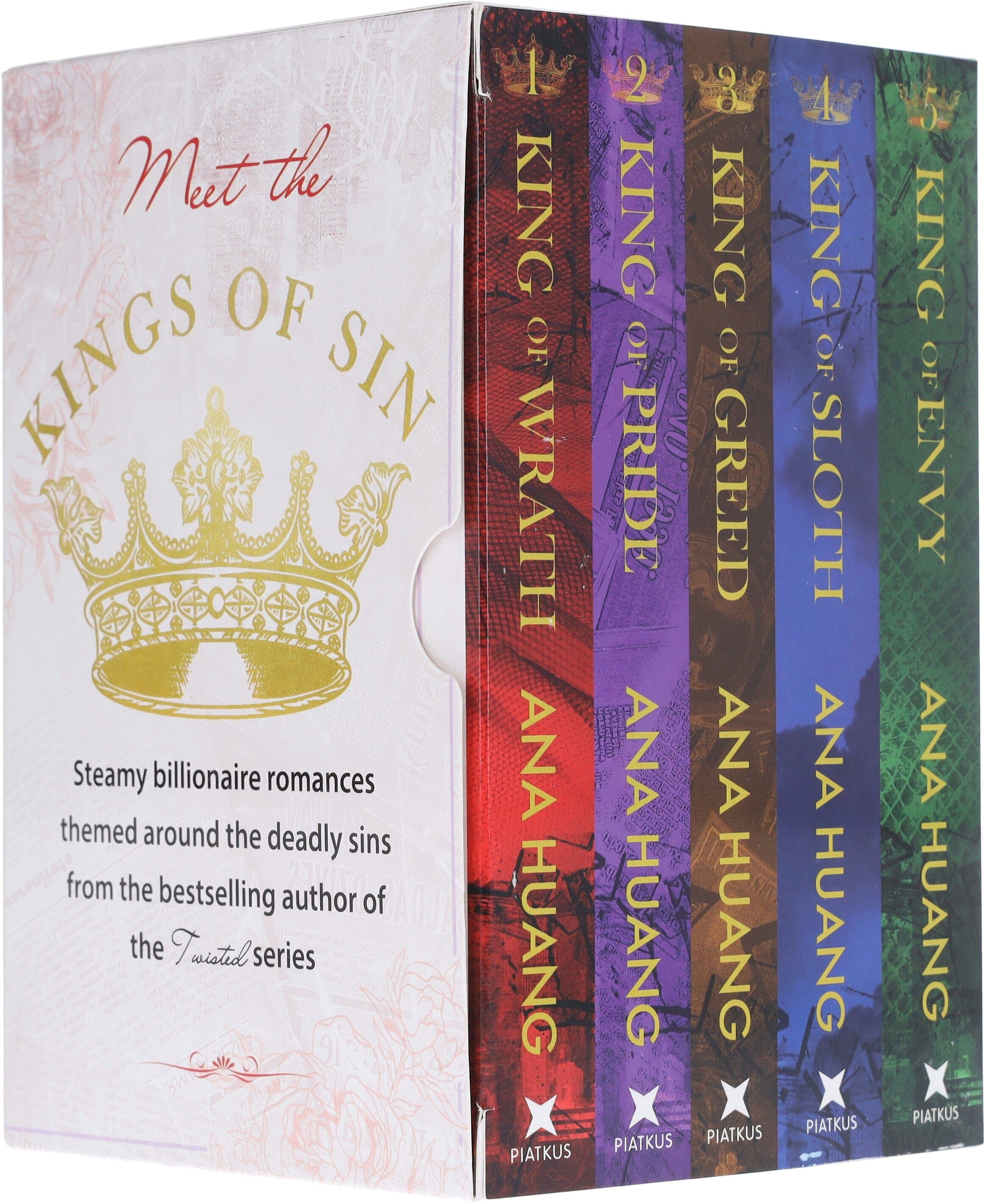Kings of Sin Series By Ana Huang 5 Books Collection Box Set - Fiction - Paperback Hachette UK