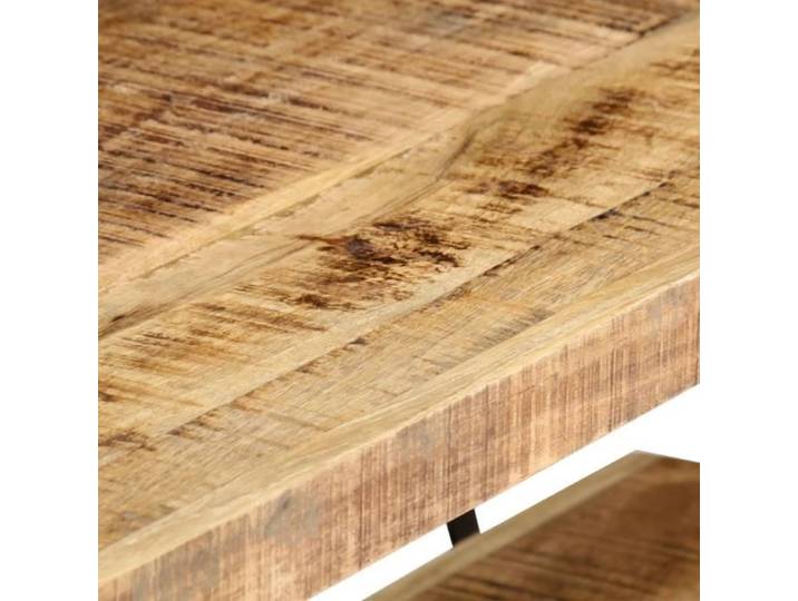 Meuble TV - MOTHINESSTO - Modèle lY5387 - Bois de manguier massif - 2 étagères - Finition laquée