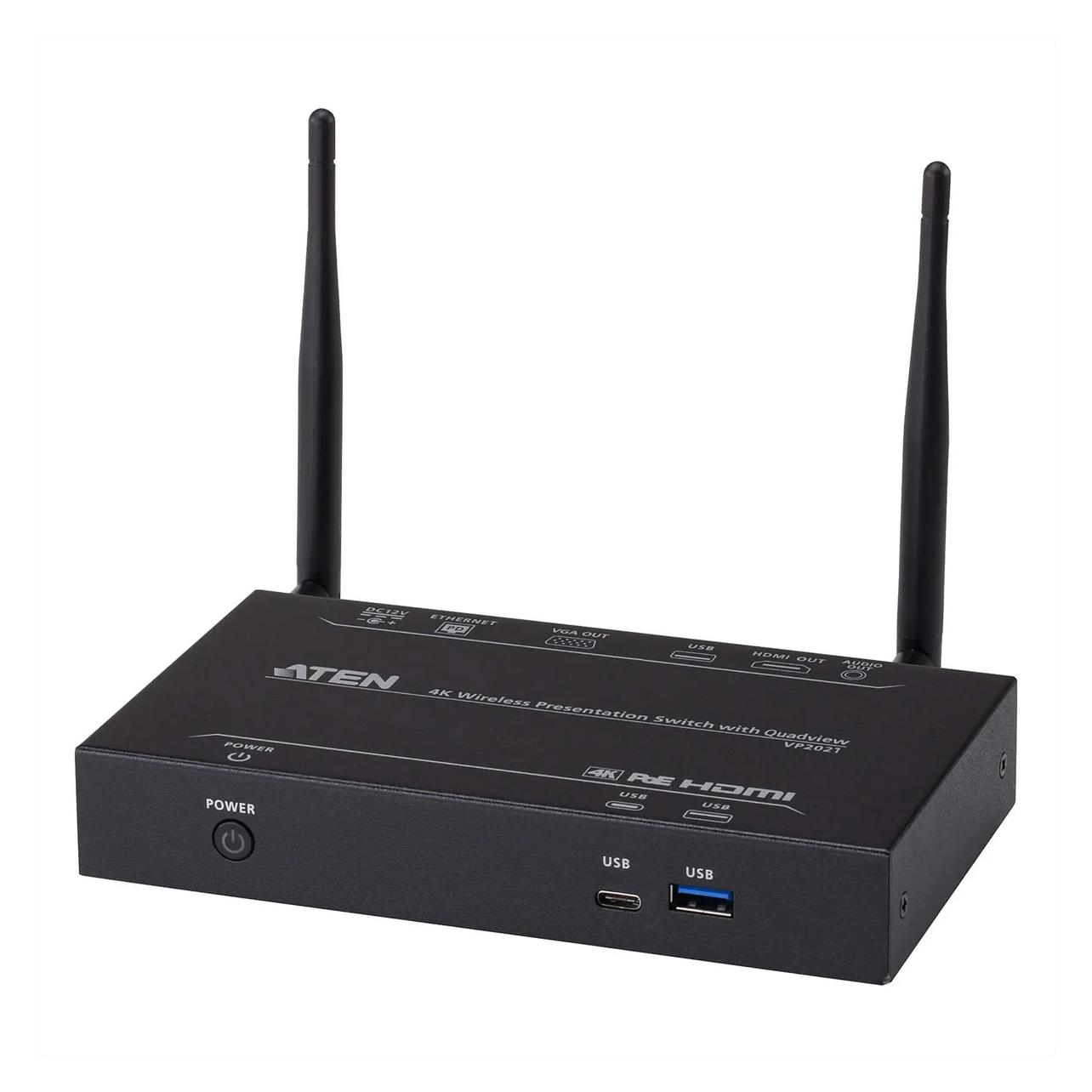 Aten Technology VP2021KIT Wirel Presentation Switch 4K Wireless Kit (VP2021KIT)