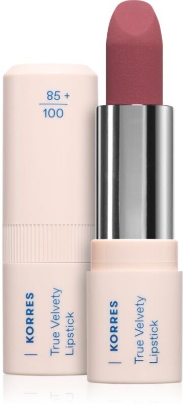 Korres True Velvety Lipstick creamy lipstick with satin finish shade Plum Rose 3 g