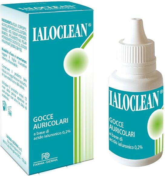 FARMA-DERMA Srl Ialoclean Gocce Auricolari, 30 ml