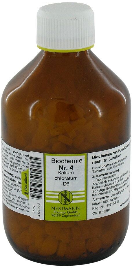 NESTMANN Biochemie 4 Kalium chloratum D6 Tabletten
