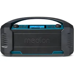 Medion Life E66050 (AM, DAB+, FM, MW, Bluetooth), Radio, Blau, Schwarz