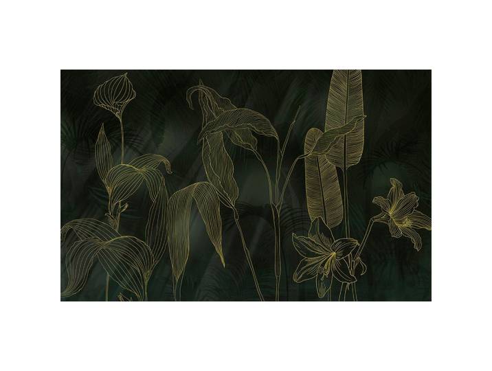 VLIESTAPETE DARKEST GREEN