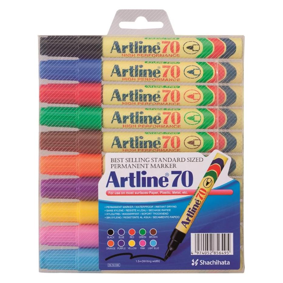 Artline Permanentmarker 70 1.5 (assortiert) (10x) (EK-70-10X)
