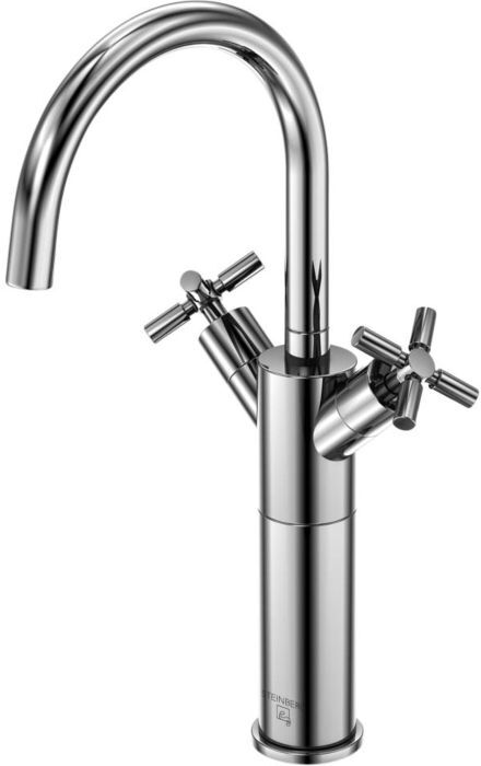Steinberg Serie 250 Waschtisch-Zweigriffarmatur  2501550, chrom