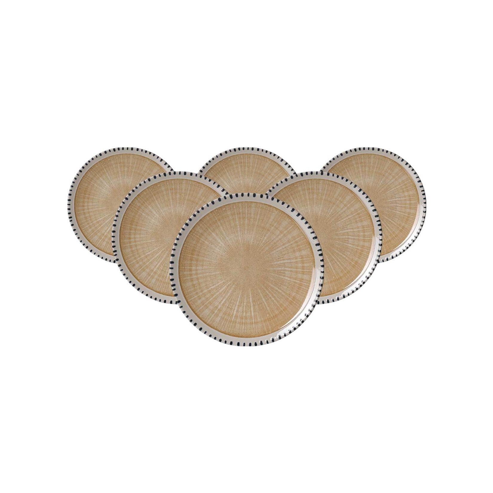 Ritzenhoff & Breker Dessertteller Natura ø 20,5 cm 6er Set