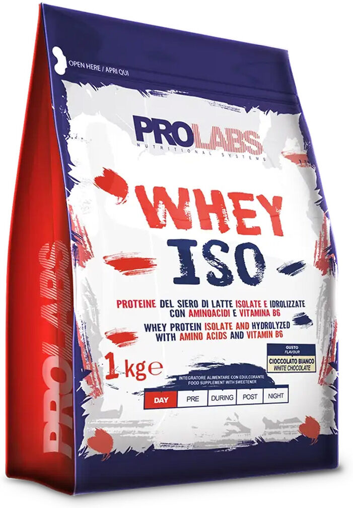 prolabs whey iso busta 1 kg cioccolato bianco