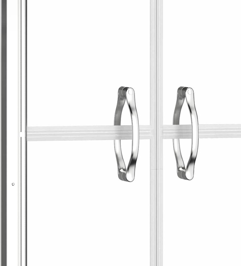 vidaXL Porte de douche ESG transparent 76x190 cm