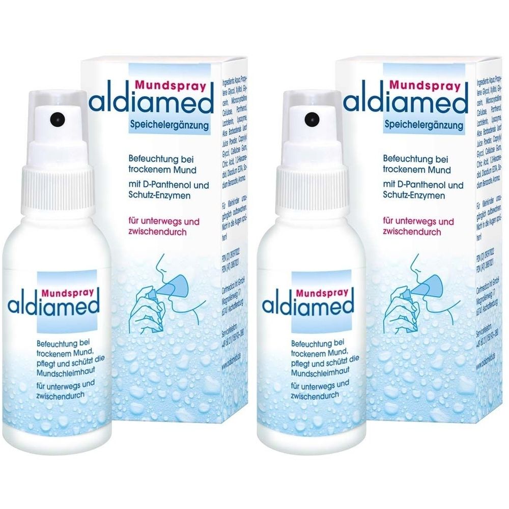 Aldiamed Mund Z Speicheler x2 2x50 ml Spray
